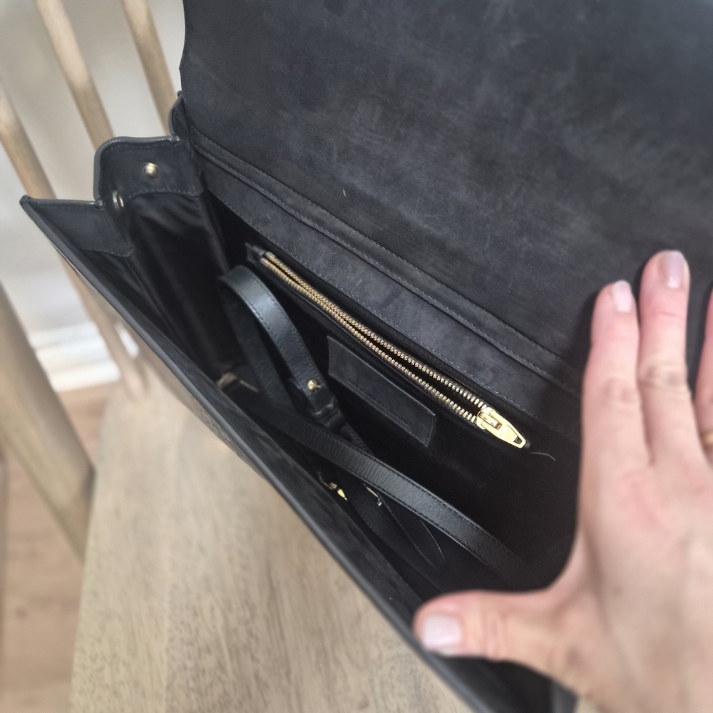 Alexander Wang Chastity Black Croc-Embossed Bag - Picture 8 of 11